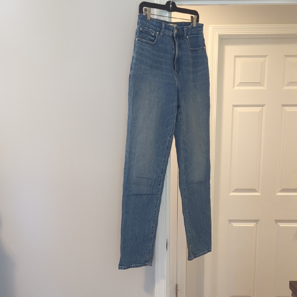 Curvy 90s Straight 99% Cotton Jeans, 29 Tall
